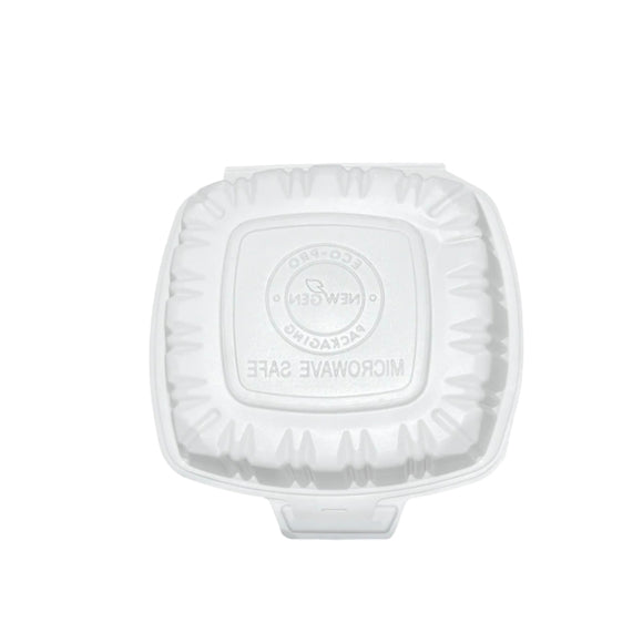 NG-080 5" MFPP 1-Compartment Hinged Clamshell - 500/CS