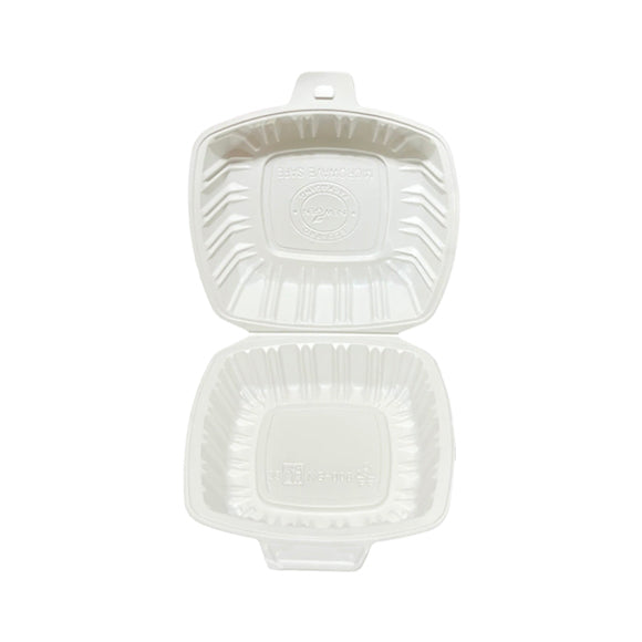 NG-080 5" MFPP 1-Compartment Hinged Clamshell - 500/CS