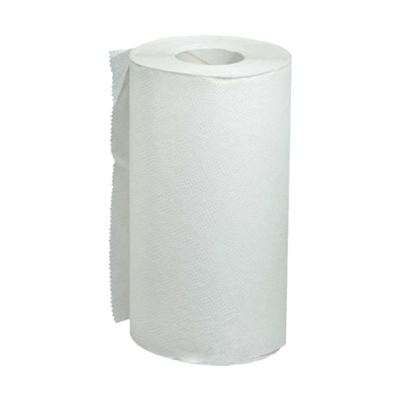 White Swan 01930 1Ply White Roll Paper Towel 24x205'/Case