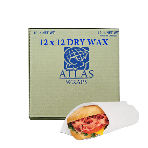 12" x 12" Dry Wax Paper - 1000'/Case