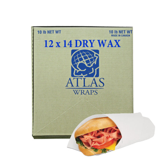 12" x 14" Dry Wax Paper - 1000'/Case