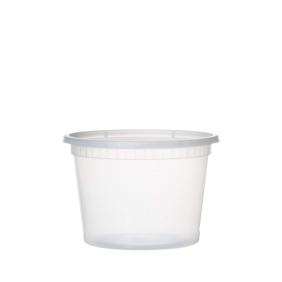 YS-16 16oz Clear Soup Cup with Lid - 240/Case