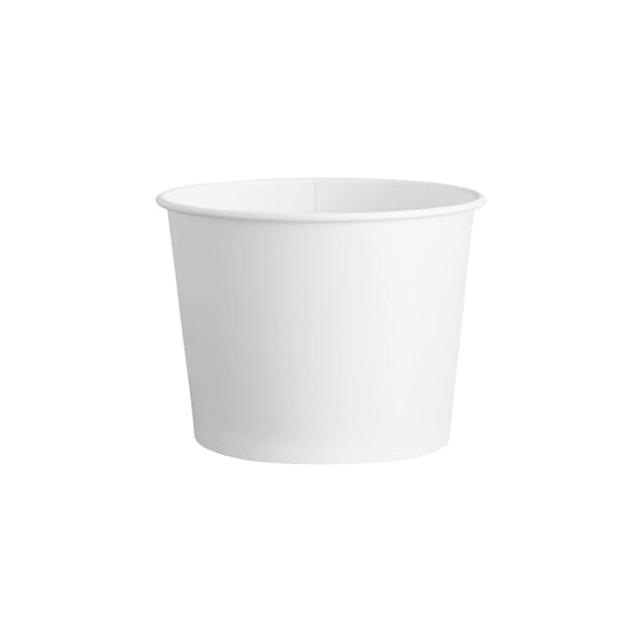 4oz White Paper Soup Cup - 500/Case