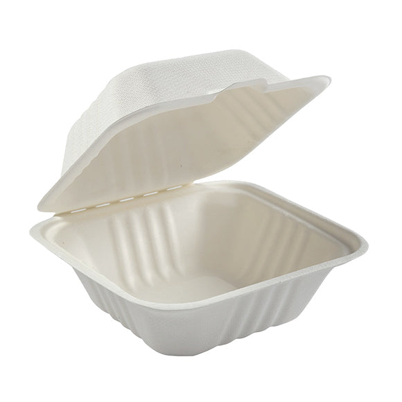 551 Medium Size fiber Sandwich Containers - 500/Case