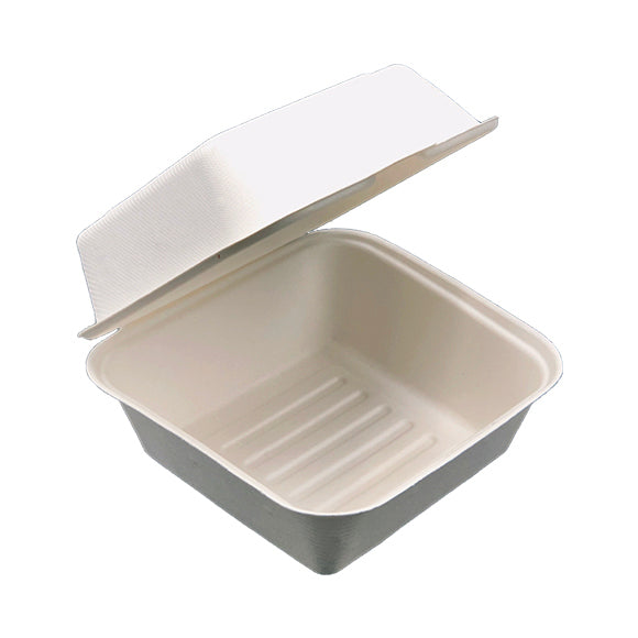 661 Large Size Fiber Sandwich Containers - 400/Case