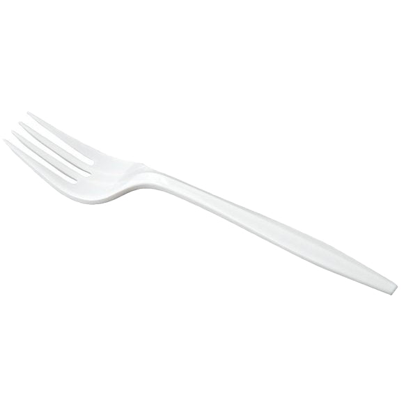 25F Plastic Fork - 1000/Case