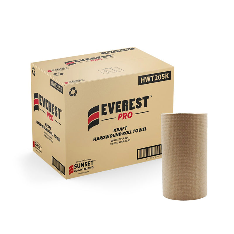 HWT205K - Kraft Roll Paper Towel 24x205'/Case