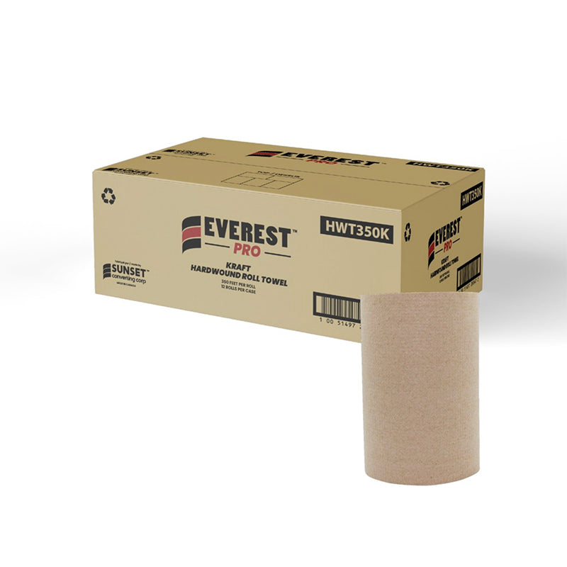 HWT350K - Kraft Roll paper Towel - 12x350/Case
