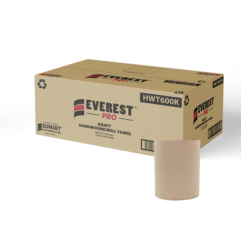 HWT600K - Kraft Roll paper Towel - 6x600/Case