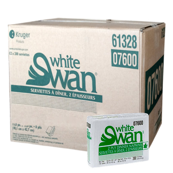 07600 - 2ply Dinner Napkin - 2400/Case