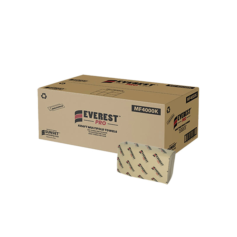 MF4000K - Kraft Multifold Paper Towel 16x250'/Case