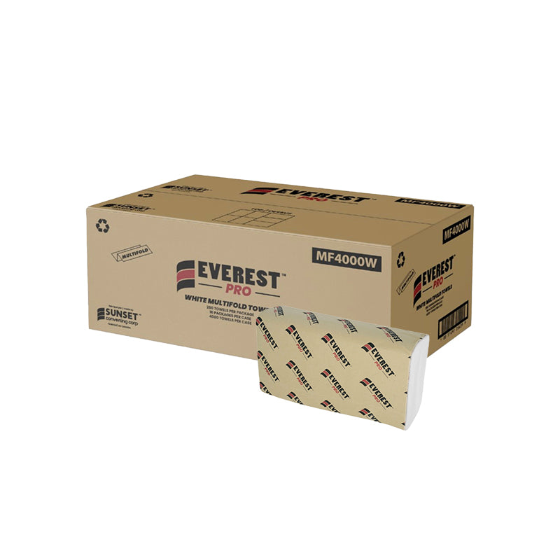 MF4000W - White Multifold Paper Towel 16x250'/Case