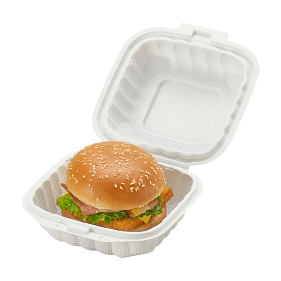 5" MFPP 1-Compartment Hinged Clamshell - 250/CS