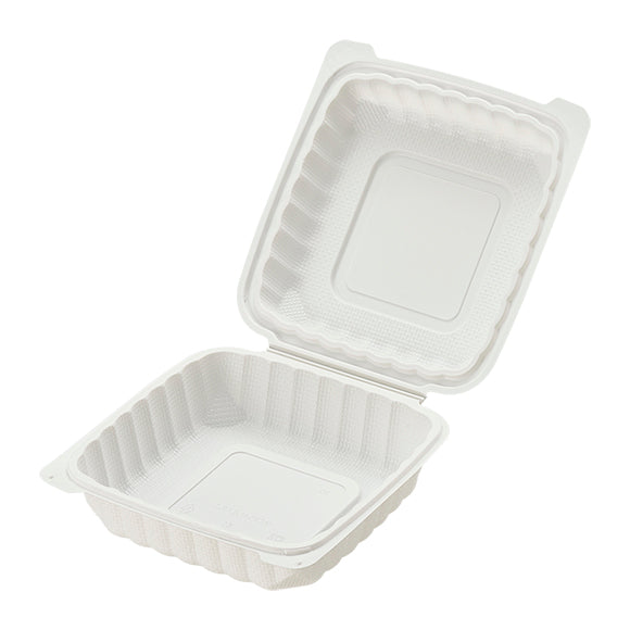 8" MFPP 1-Compartment Hinged Clamshell - 150/CS