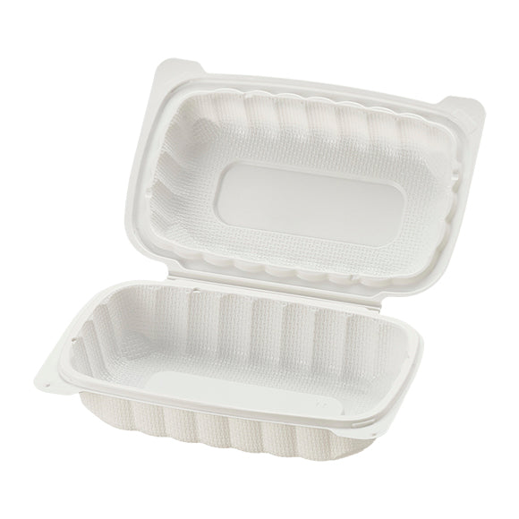 9*6  1-Compartment Hinged Clamshell Container - 150/CS