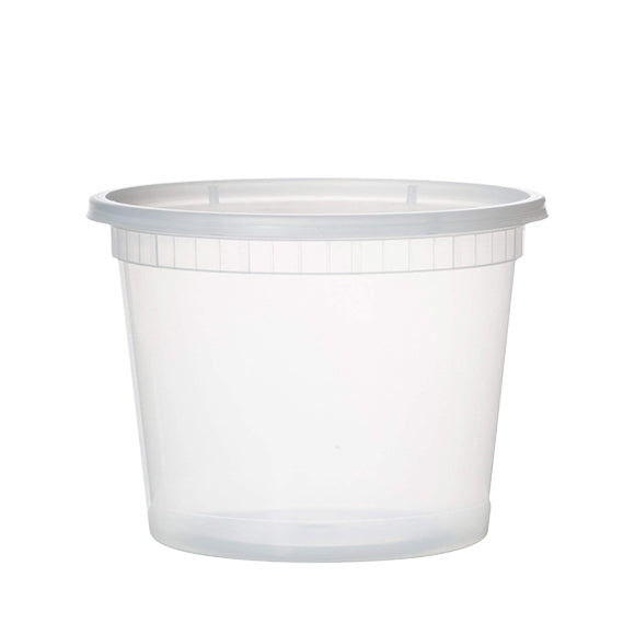 YS-64 64oz Clear Soup Cup with Lid - 120/Case