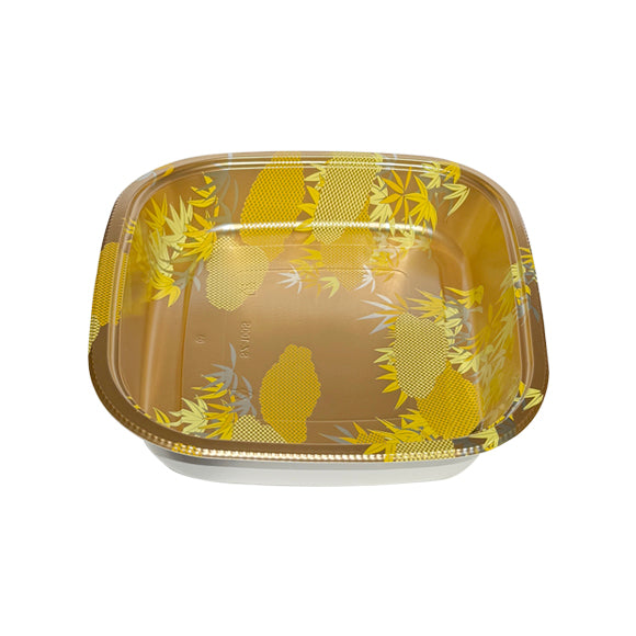 SZ-100S Square Party Tray With Clear Lid, 120Set/Case