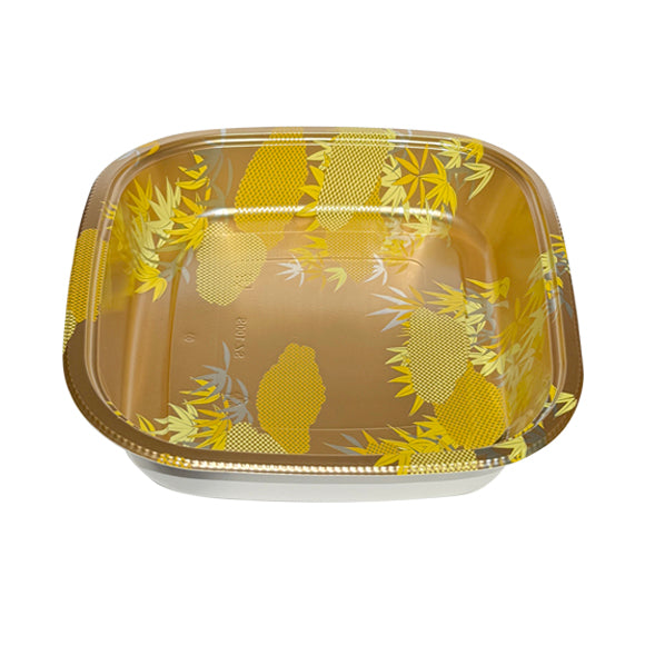 SZ-200S Square Party Tray With Clear Lid, 60Set/Case