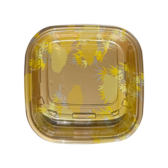 SZ-300S Square Party Tray With Clear Lid, 60Set/Case