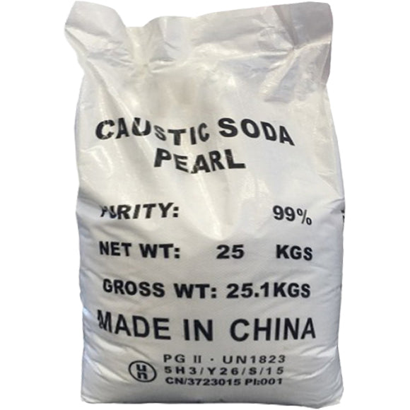 Caustic Soda Pearl - 25KG/Bag
