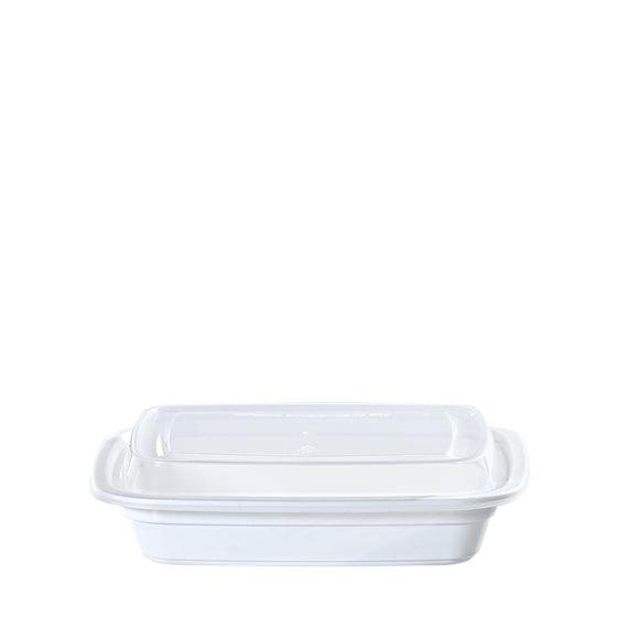 YL-12 12oz Rectangular Microwavable Container with Lid - 150/Case
