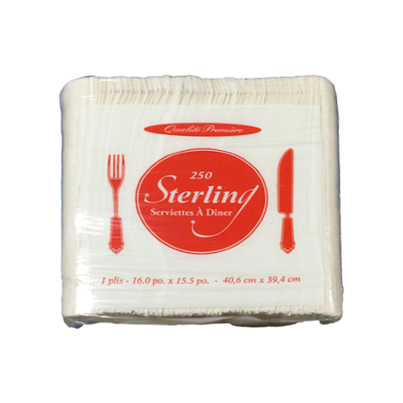 1ply Dinner Napkin - 3000/Case