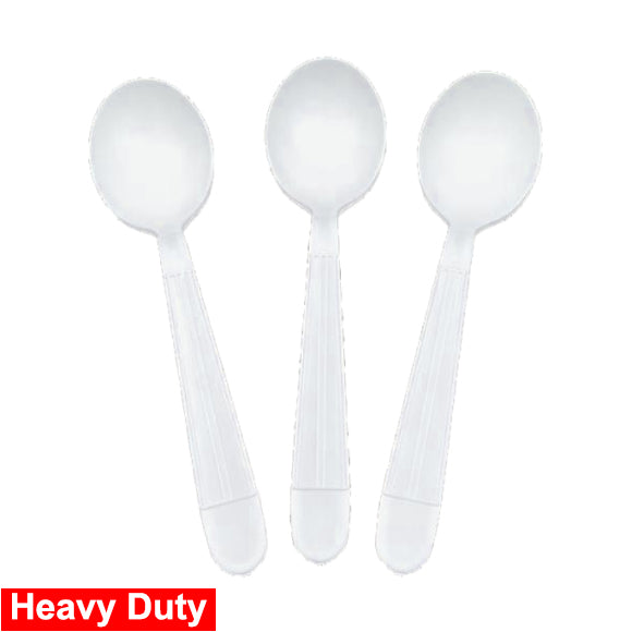 60S Heavy Weight Plastic Spoon - 1000/Case