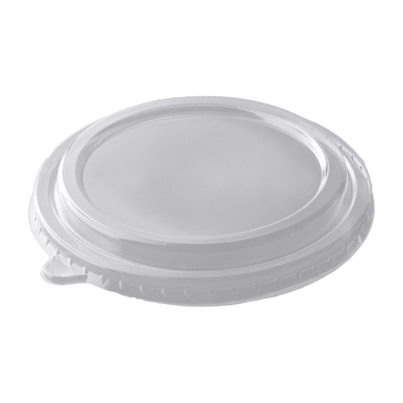 165mm AFP Anti-Fog Clear Round Lid | Fit 500/750/1000mL Paper Bowl - 300/Case